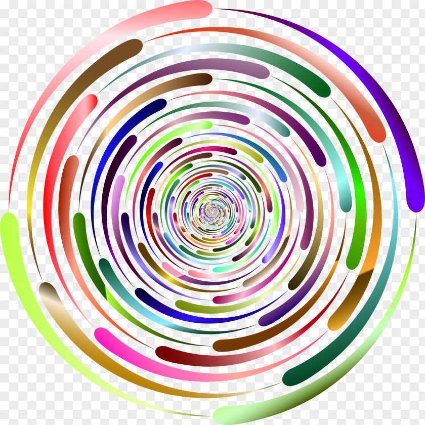 Vortex Spiral Circle Point PNG