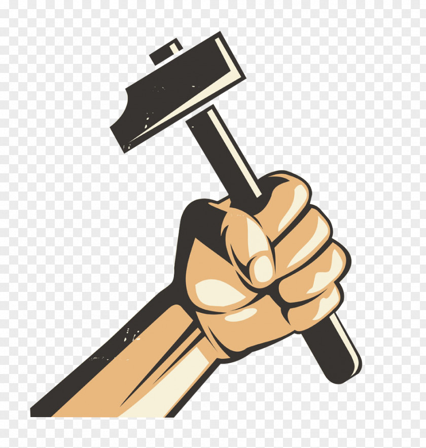 Workers Power Hammer United States Stock Photography Made In USA Vintage Clothing PNG