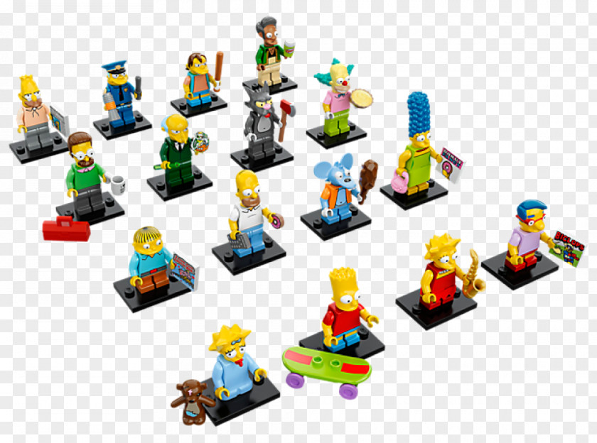 Apu Nahasapeemapetilon Homer Simpson Bart Lego Minifigures PNG