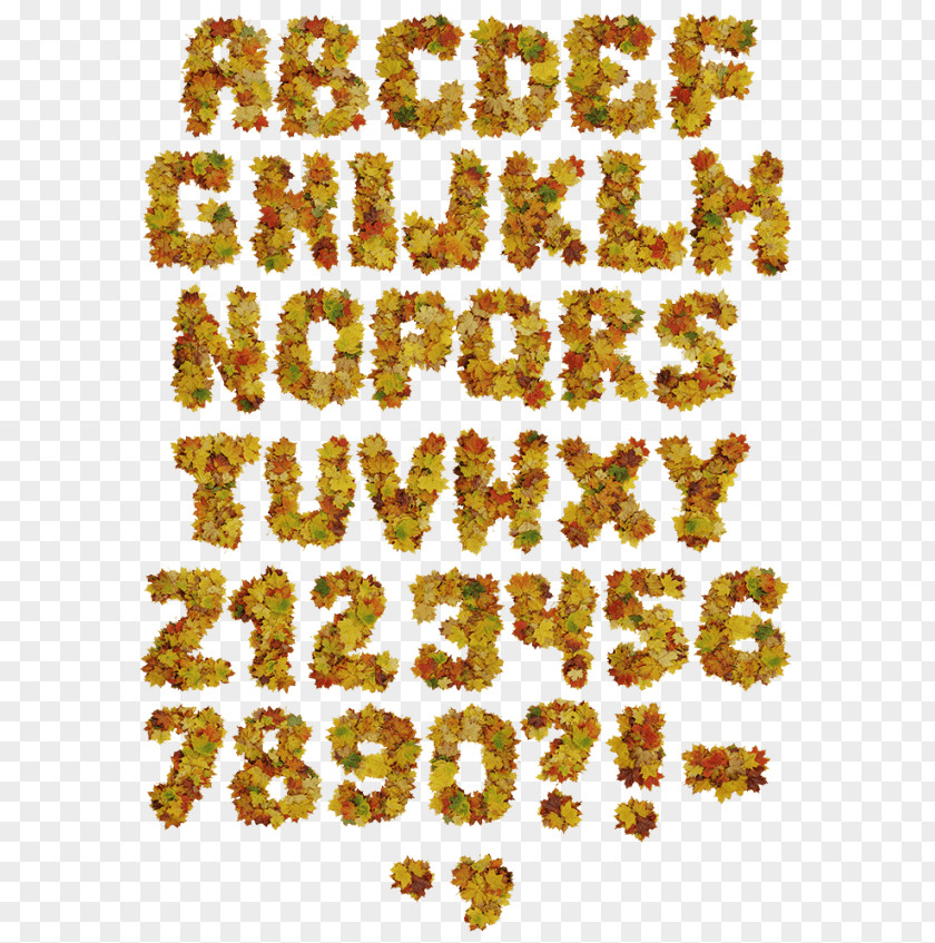 Autumn Leaf Font Animal Pattern Text Messaging PNG