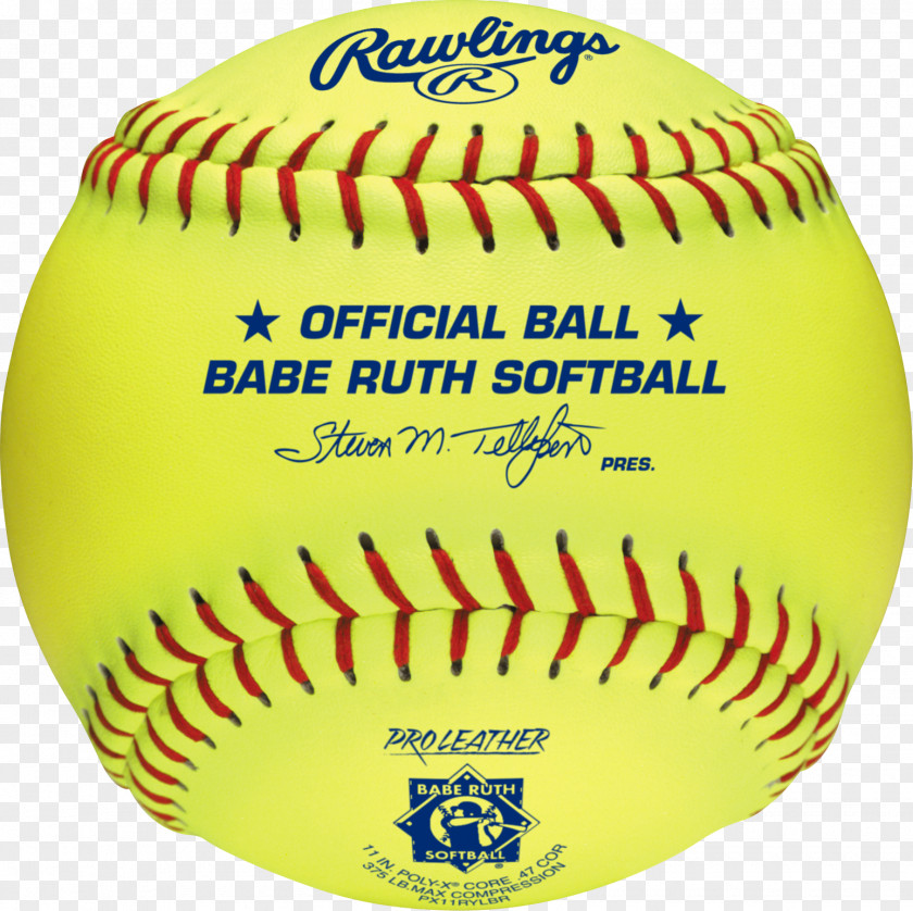 Ball Fastpitch Softball Rawlings Baseball PNG