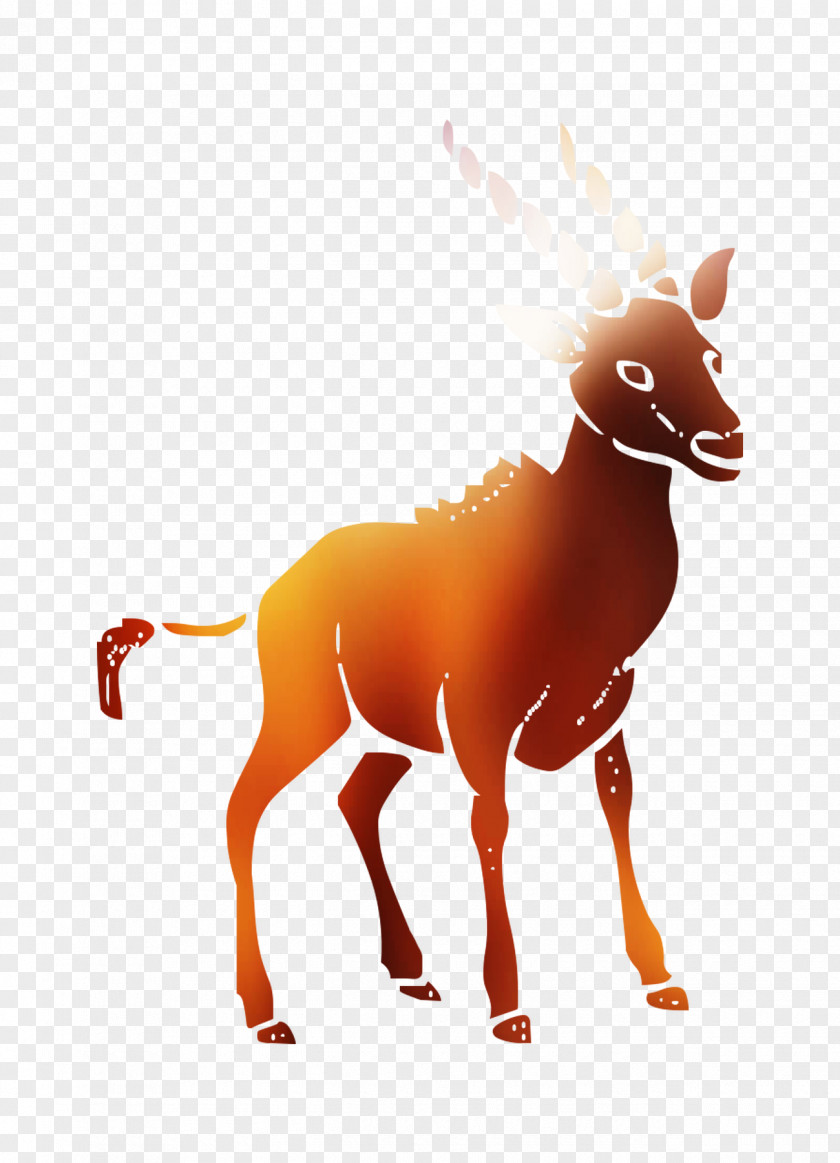Dog Cattle Canidae Mammal Reindeer PNG
