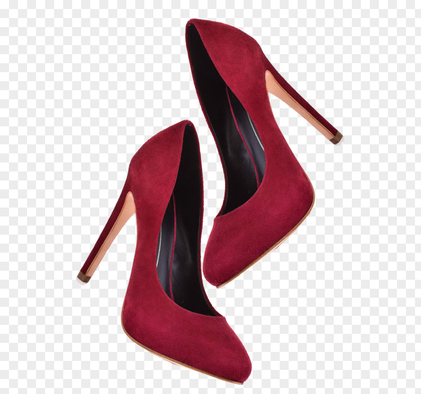 Heels Red Wine High-heeled Shoe Color PNG
