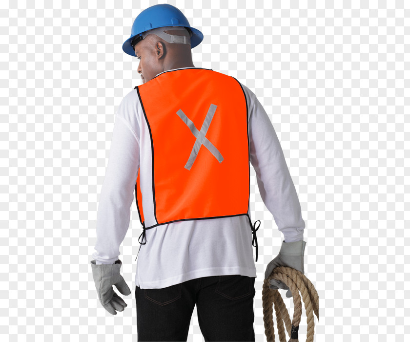 T-shirt High-visibility Clothing Safety Orange Bib Gilets PNG