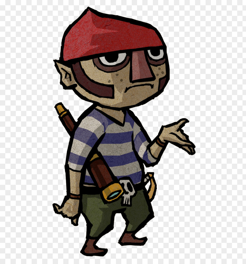The Legend Of Zelda: Wind Waker HD Link Tri Force Heroes Character PNG