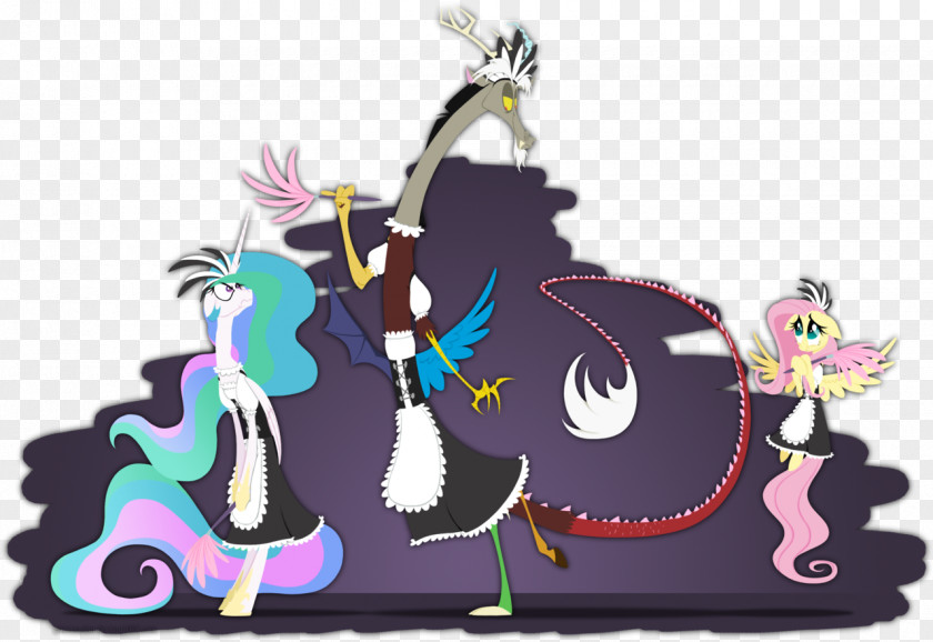Maid Rarity Rainbow Dash French Pony PNG