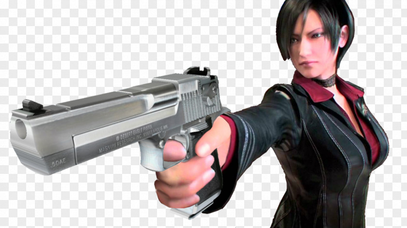 Resident Evil Ada Wong Revolver IMI Desert Eagle Firearm PNG