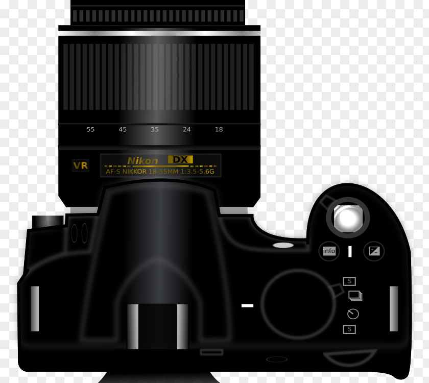 Camera Nikon D3100 D90 Digital SLR Clip Art PNG