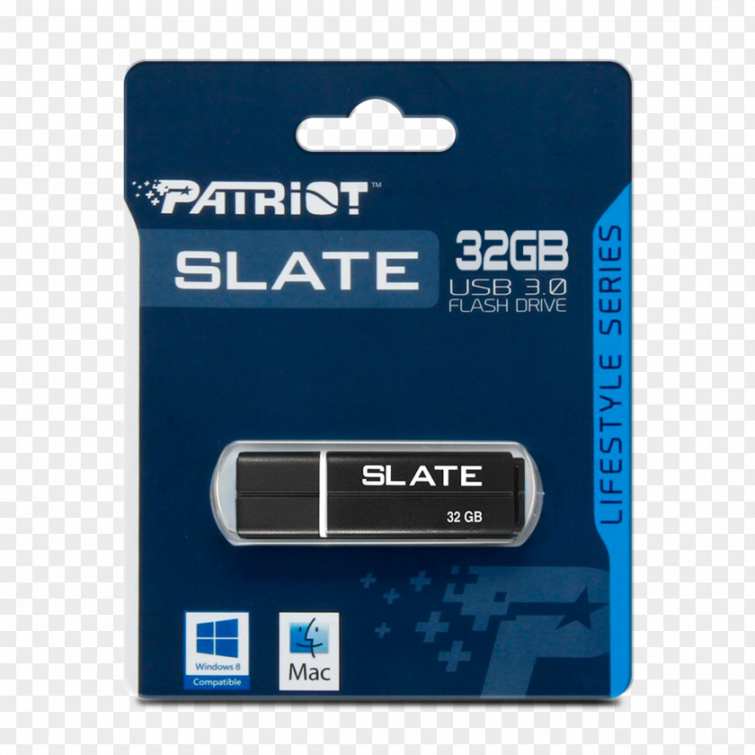USB Flash Drives Patriot Slate 3.0 Memory PNG