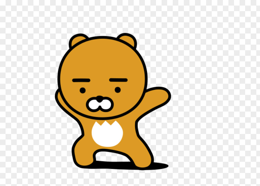 Bear Kakao Friends Desktop Wallpaper Emoticon PNG