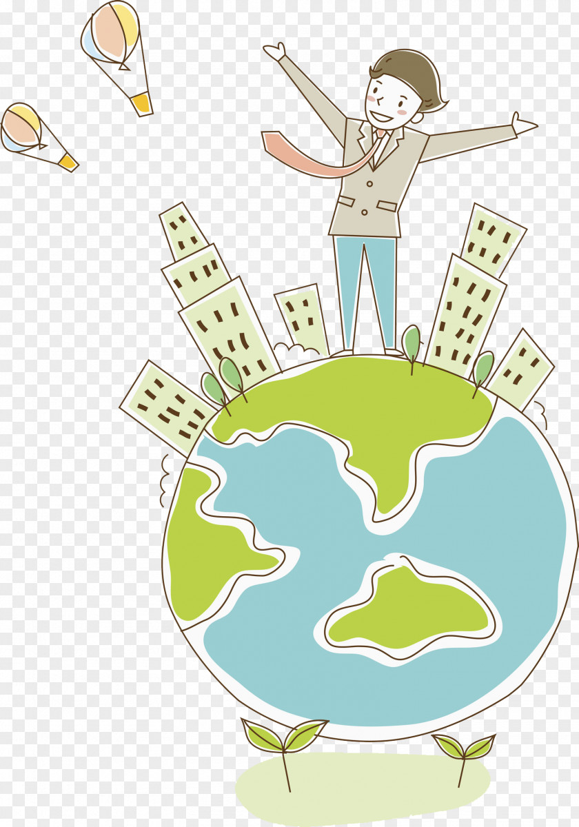 Blue Earth Illustration PNG