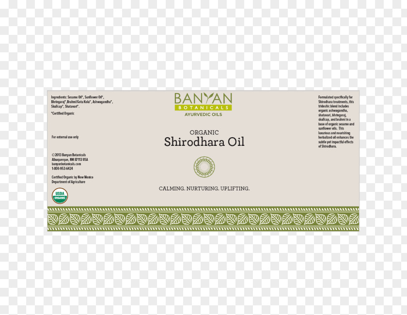 Oil Organic Food Brand Certification Font PNG