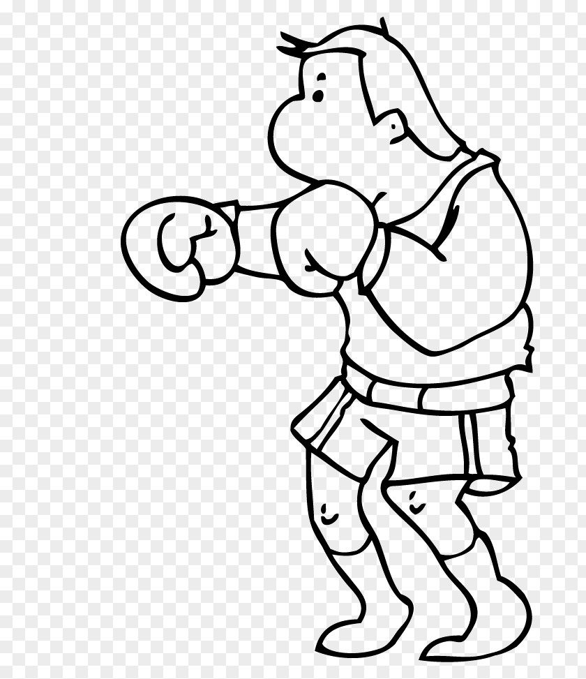 Pictures Of Boxing Goofy Rocky Balboa Black And White Clip Art PNG
