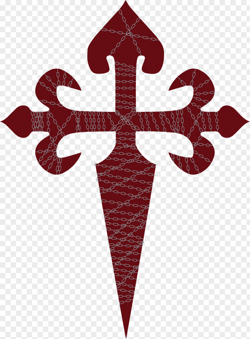 Symbol Cathedral Of Santiago De Compostela Camino Cross Saint James Order PNG