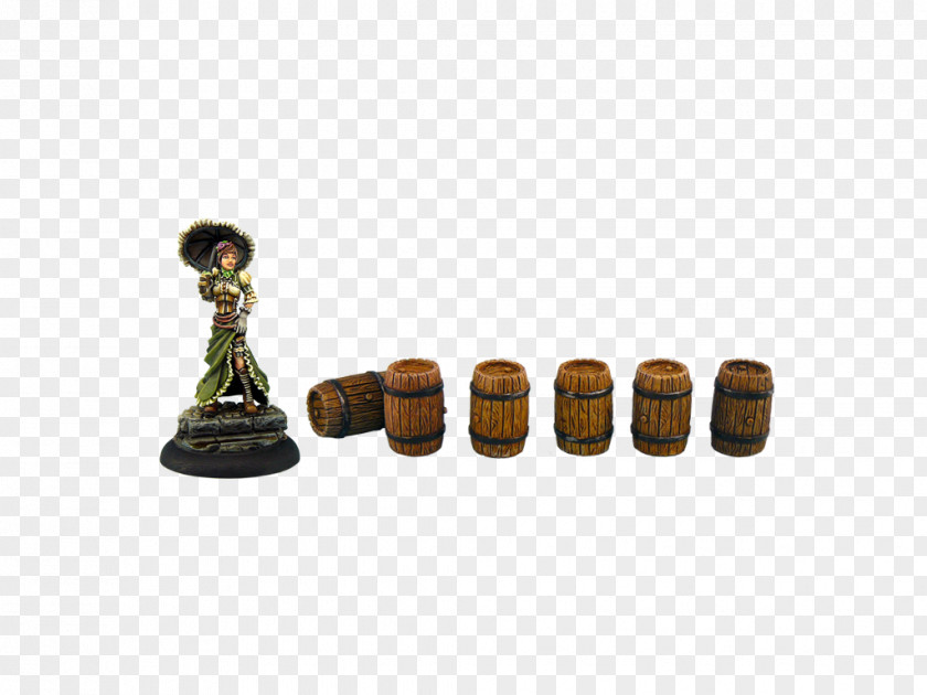 Wood Barrel Hordes Warmachine Game Miniature Wargaming Figure PNG
