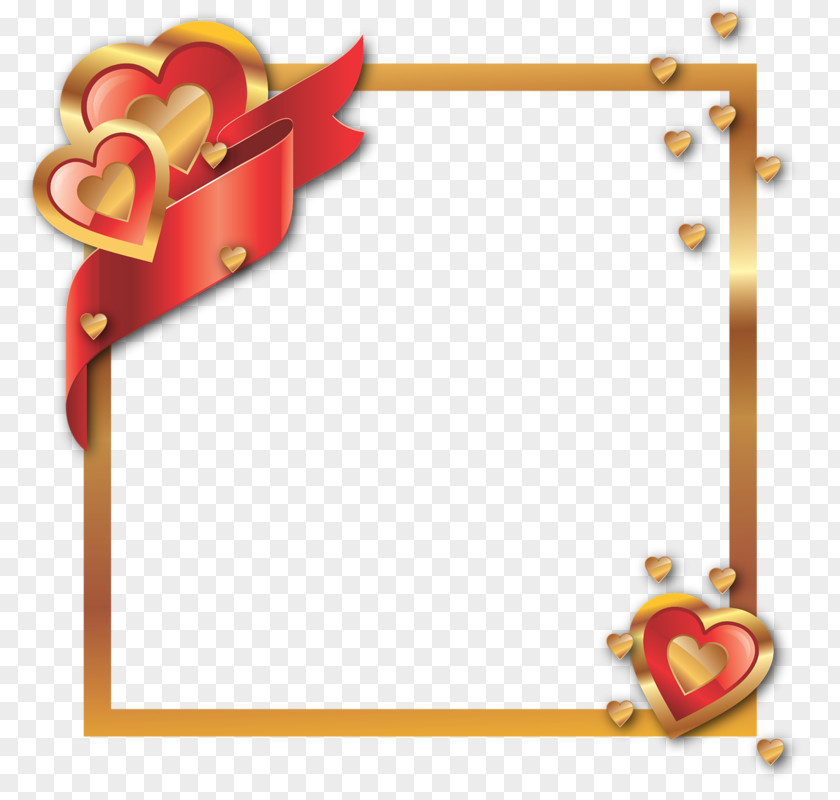 60th Gold Valentine's Day Clip Art PNG