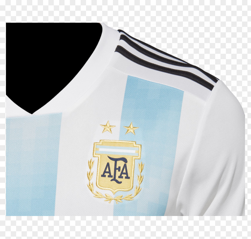 Adidas 2018 World Cup Argentina National Football Team Jersey PNG