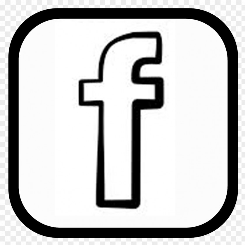 Black And White Facebook Messenger Logo Clip Art PNG