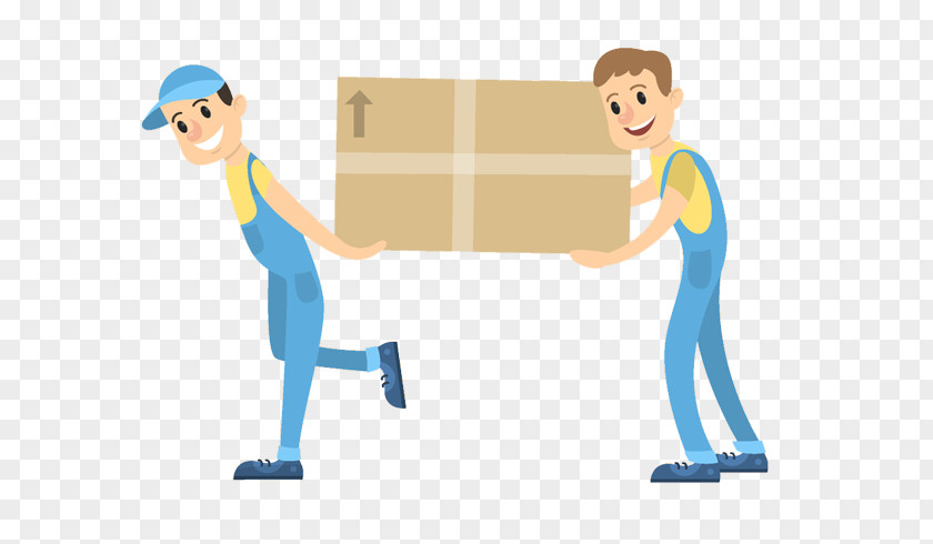 Construction Worker Gesture Relocation Mover Transport Box Delivery PNG