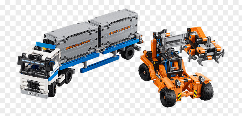Lego Technic LEGO 42062 Le Transport Du Conteneur Hamleys Toy PNG