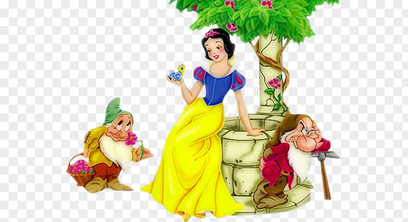 Robe Blanche Snow White Seven Dwarfs Bashful Prince Charming Disney Princess PNG