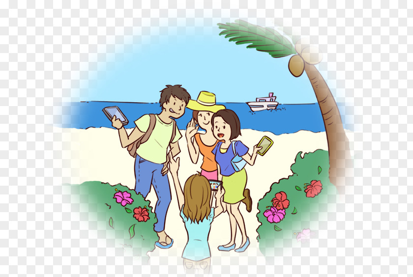 Vacation Human Behavior Friendship Organism Clip Art PNG