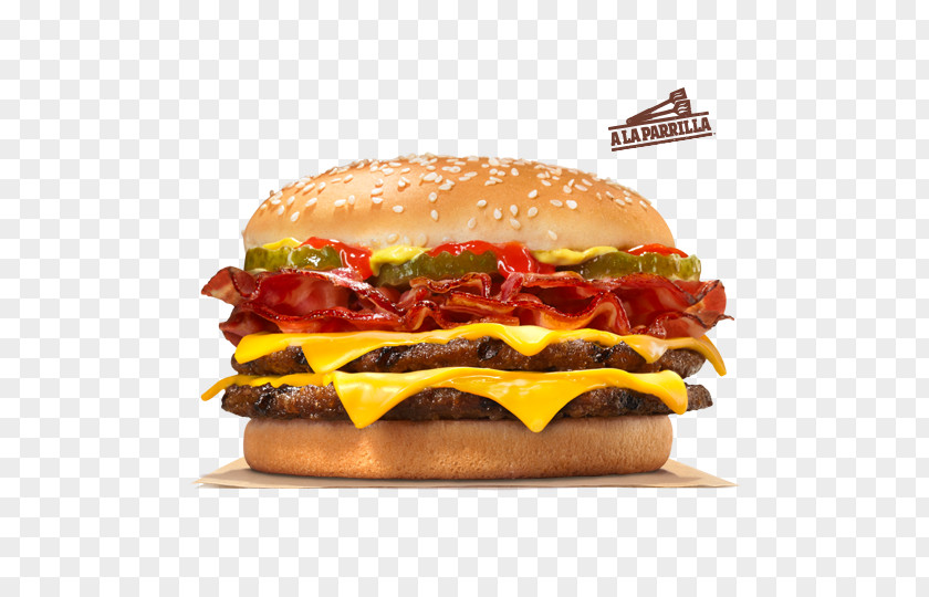 Bacon Whopper Hamburger Cheeseburger Big King PNG