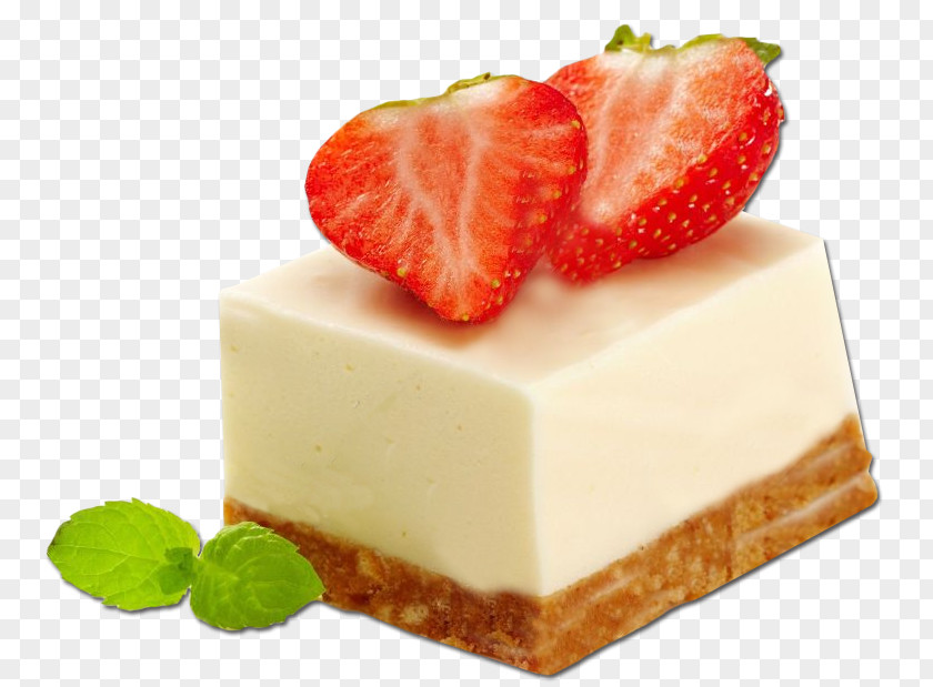 Dessert Background Cheesecake Cream Strawberry White Chocolate Food PNG