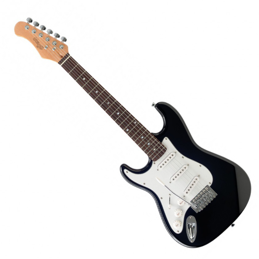 Electric Guitar Fender Stratocaster Squier Deluxe Hot Rails Bass PNG