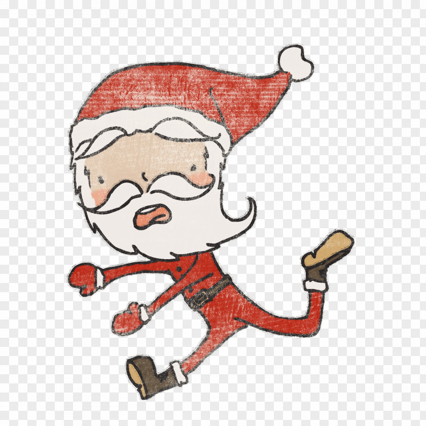 Tired Santa Cliparts Claus Christmas Suit Clip Art PNG