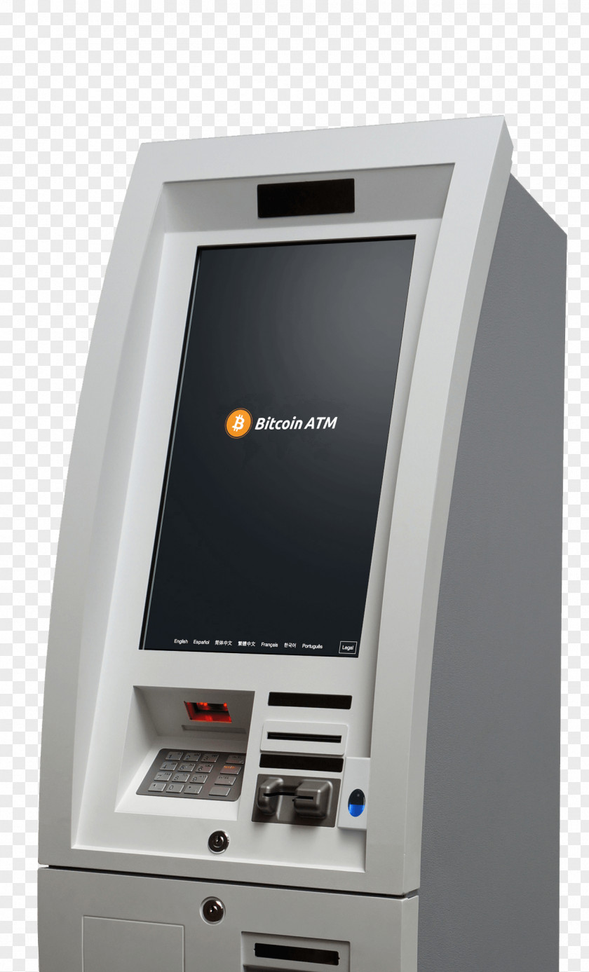 Bitcoin ATM Automated Teller Machine Kiosk Business PNG