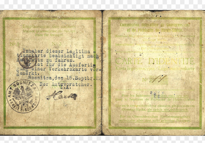 Passports Europe 1949 Armistice Agreements Second World War First Passport PNG