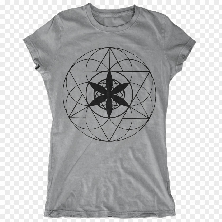 Sacred Geometry T-shirt Hoodie Sleeve Top PNG