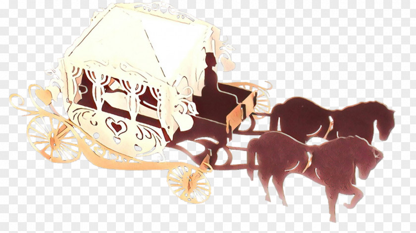Horse Cattle Illustration Cartoon Chariot PNG