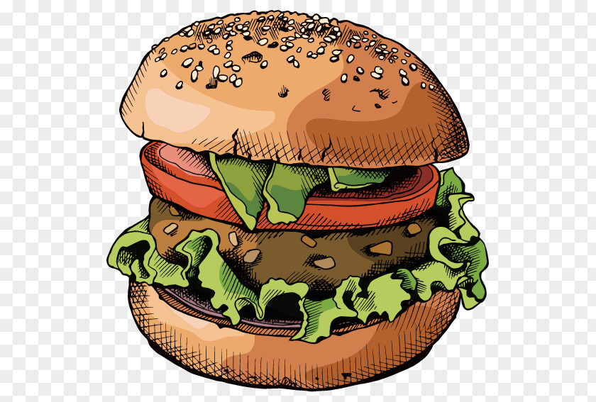 Le Burger Week Hamburger Vector Graphics Illustration Design PNG
