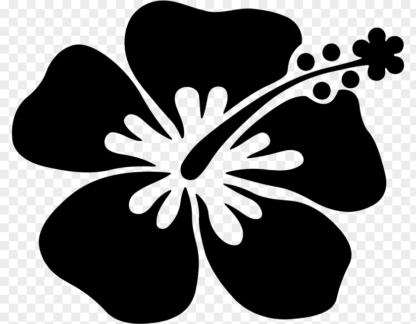 Flower Hibiscus Aloha Sticker Decal PNG