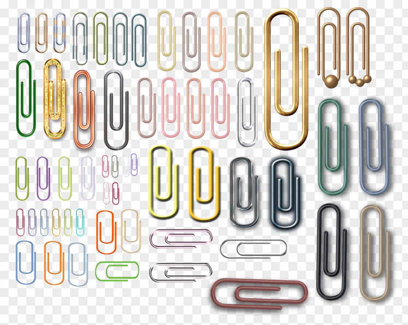 Paper Clip Office Stationery Art PNG