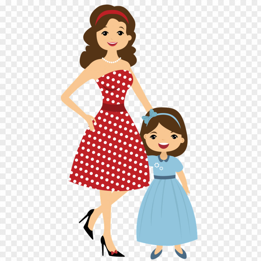 Daughter Mother Father Family Clip Art PNG