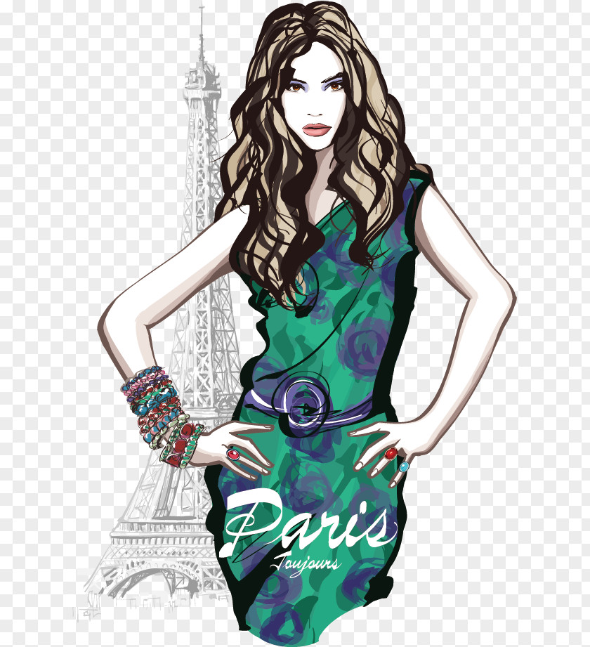 Fashion Beauty Paris French Model PNG