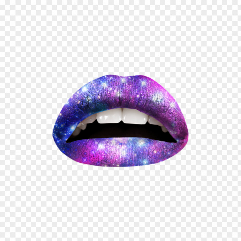 Lips Violent Galaxy Cosmetics Beauty PNG