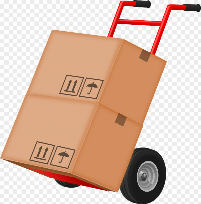 Moving Company Hand Truck Box Mover Relocation Transport PNG