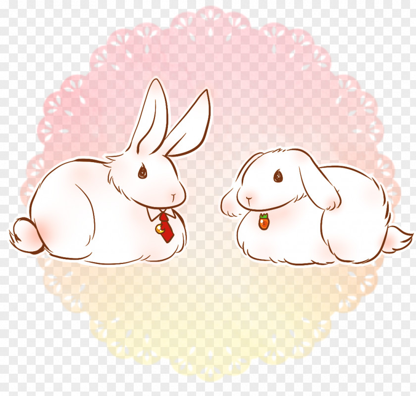 Rabbit Domestic Easter Bunny Hare Illustration PNG