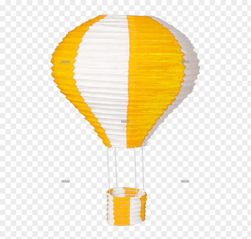 Balloon Hot Air Ballooning Paper Lantern Yellow PNG