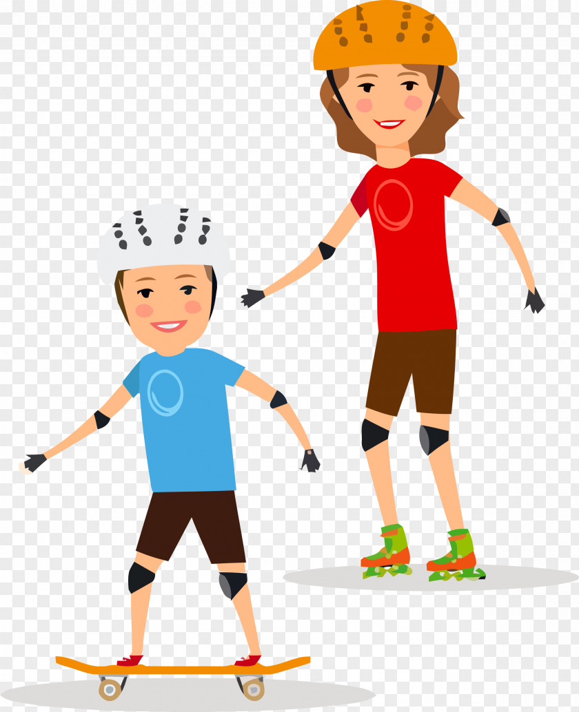 Cartoon Recreation Roller Skating Footwear Sports Equipment PNG