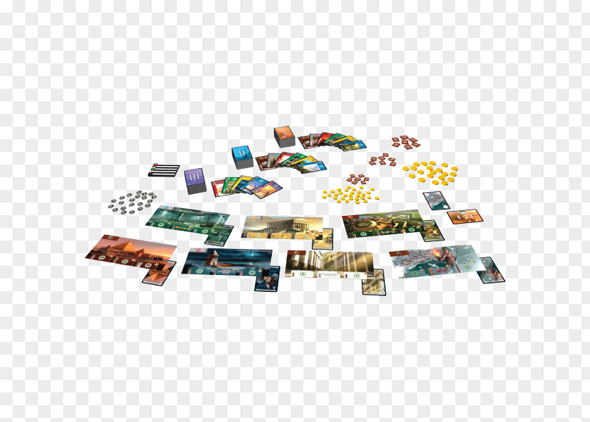 New7wonders Cities Repos Production 7 Wonders Board Game PNG
