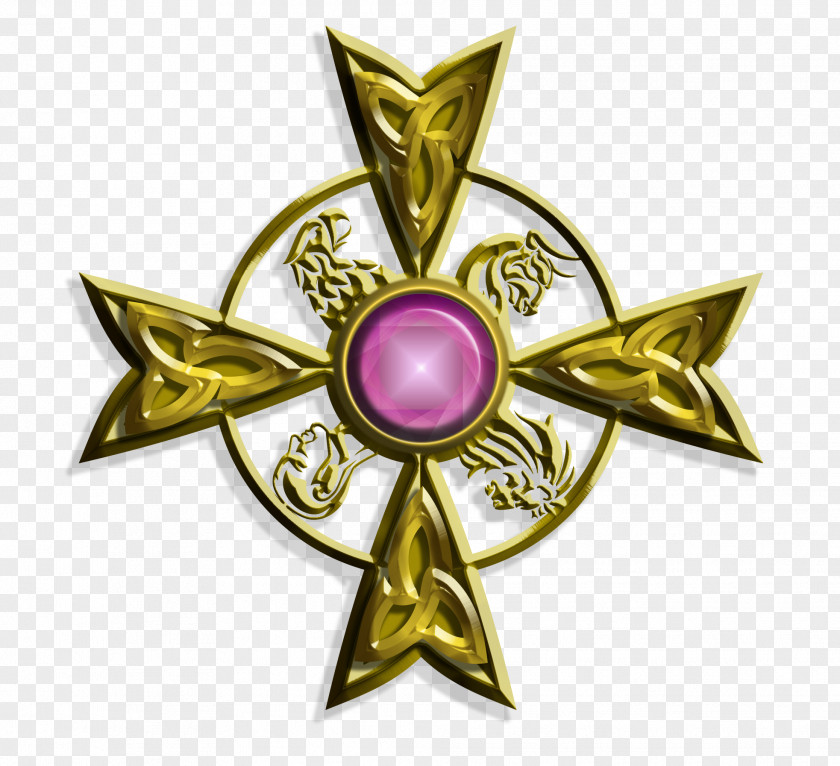 Symbol Christian Cross Silver Code PNG