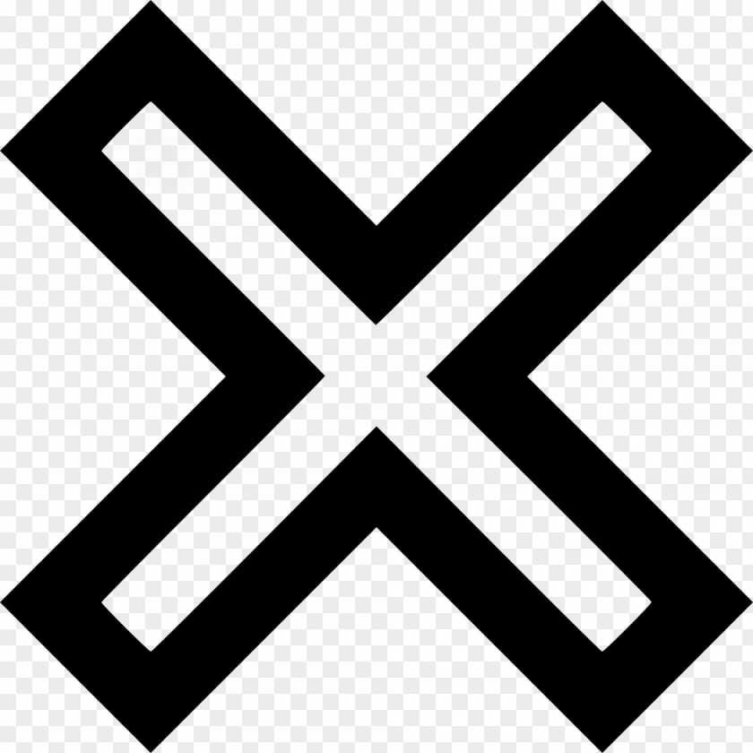 Symbol X Mark Sign Red PNG