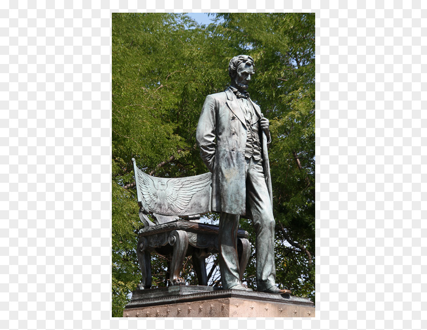 Abraham Lincoln's Second Inaugural Address Lincoln: The Man Statue Grant Park Sculpture PNG