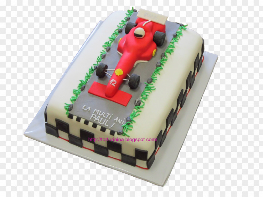 Ferrari Formula 1 Birthday Cake Torte Decorating PNG