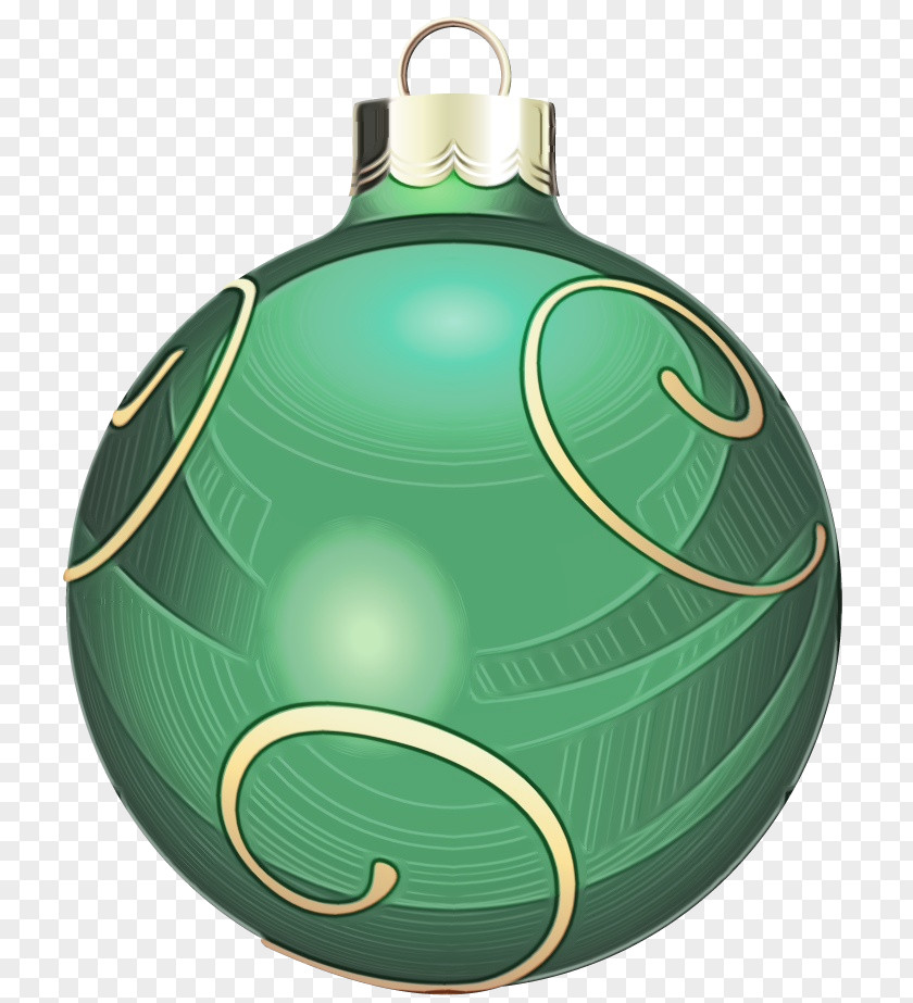 Holiday Ornament Green Christmas Tree Balls PNG